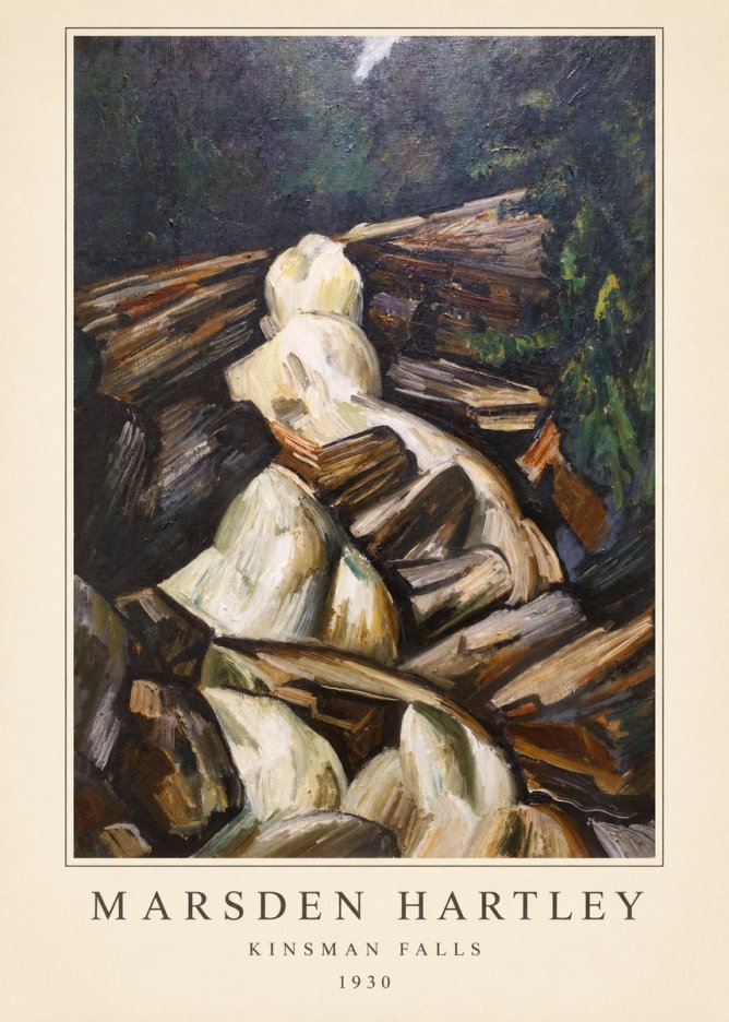 Marsden Hartley Kinsman Falls No3 - Juliste