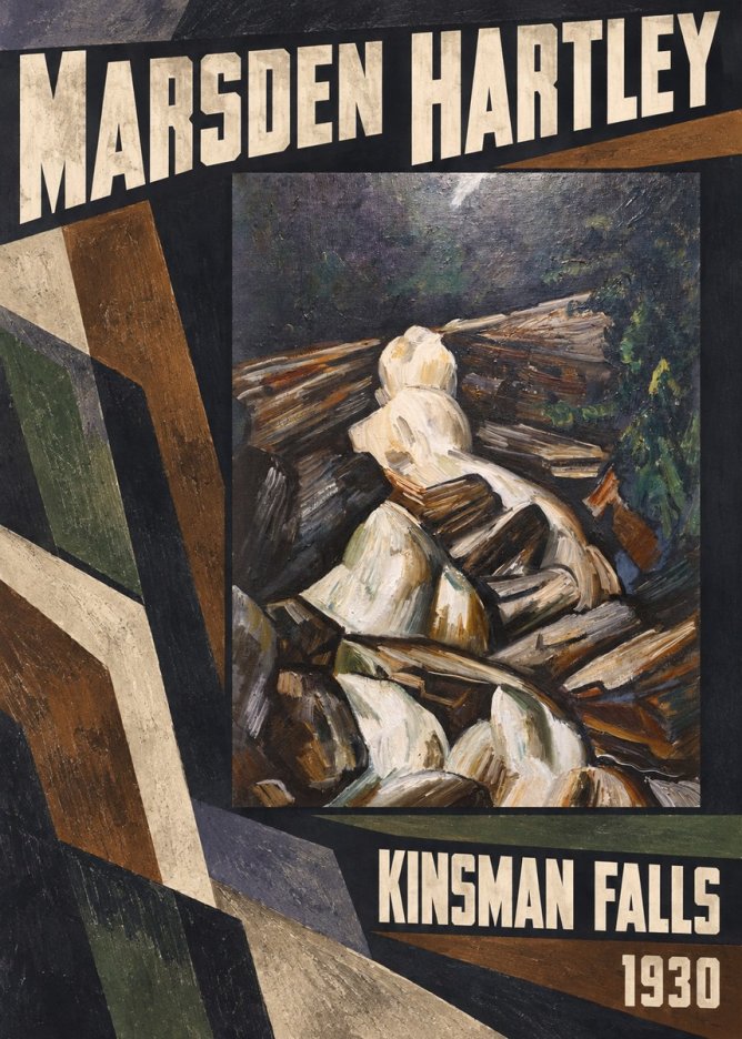 Marsden Hartley Kinsman Falls No4 - Juliste