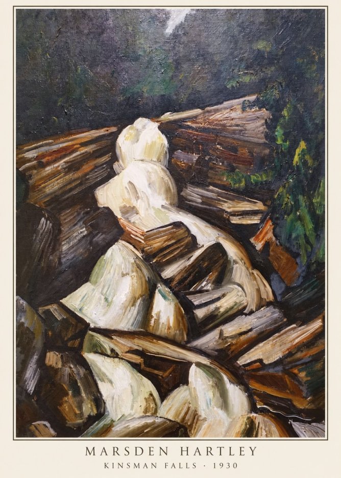 Marsden Hartley Kinsman Falls No6 - Juliste
