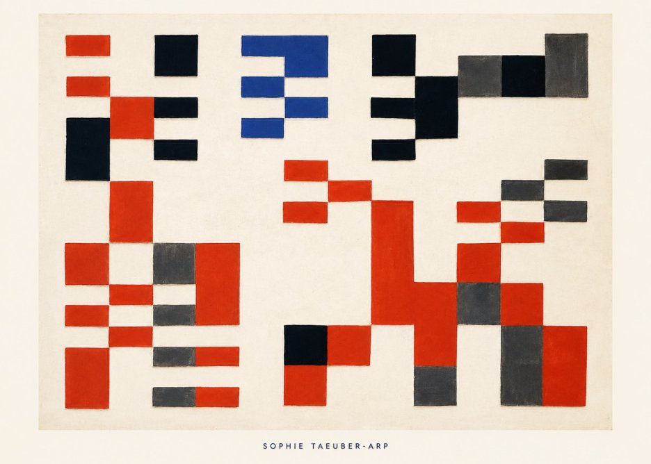 Sophie Taeuber-Arp Sophie Taeuber-arp No6 - Juliste