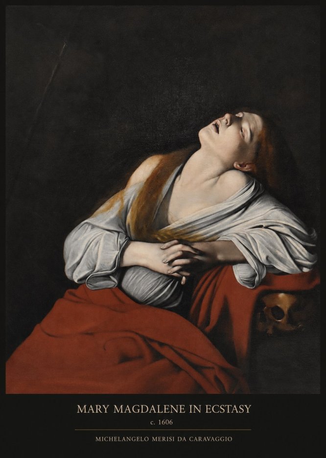 Michelangelo Merisi da Caravaggio Mary Magdalene in Ecstasy No5 - Juliste