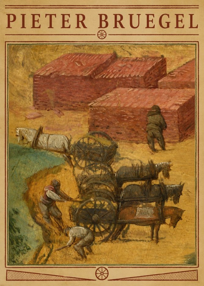 Pieter Bruegel The Brickmakers No3 - Juliste