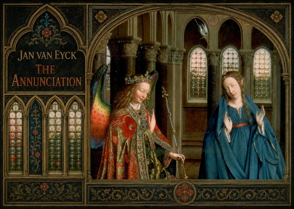 Jan van Eyck The Annunciation II No2 - Juliste