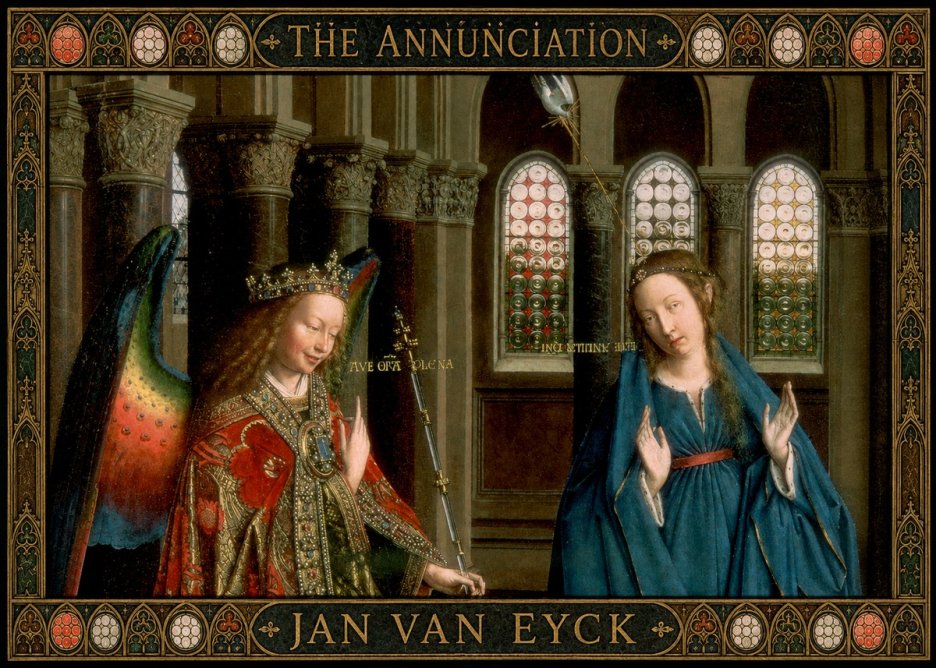 Jan van Eyck The Annunciation II No6 - Juliste