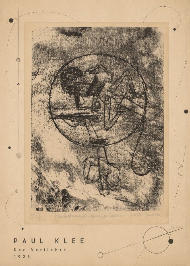 Paul Klee Der Verliebte III No3 - Juliste