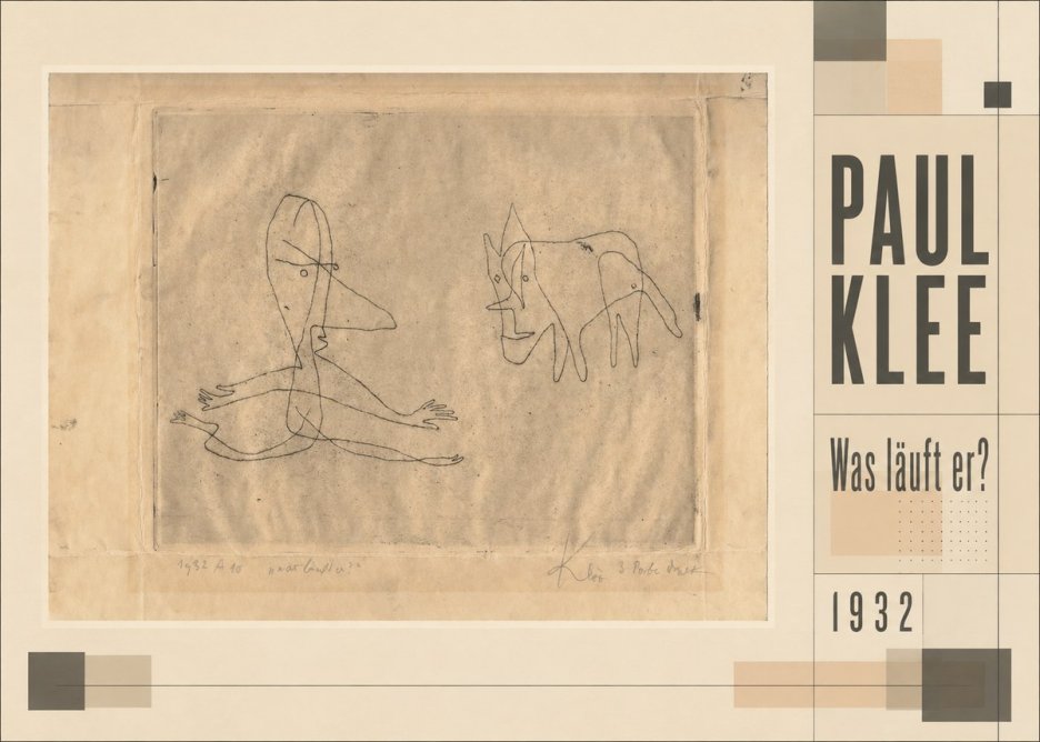 Paul Klee Was Läuft Er? No3 - Juliste