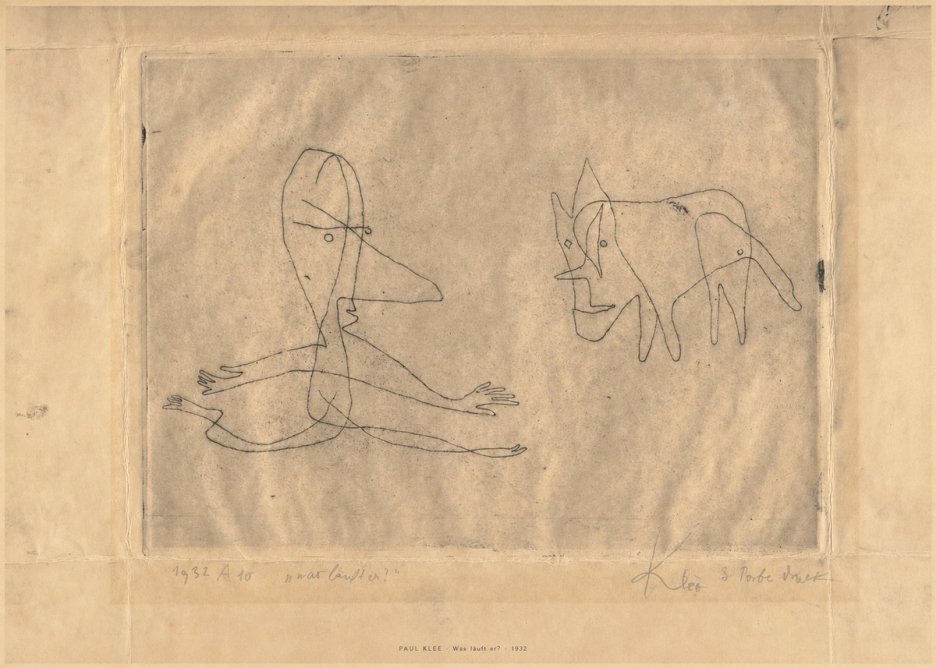 Paul Klee Was Läuft Er? No6 - Juliste
