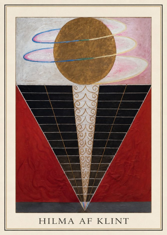 Hilma af Klint The Ten Largest, No. 1, Childhood II No1 - Juliste