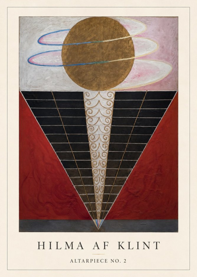 Hilma af Klint The Ten Largest, No. 1, Childhood II No4 - Juliste