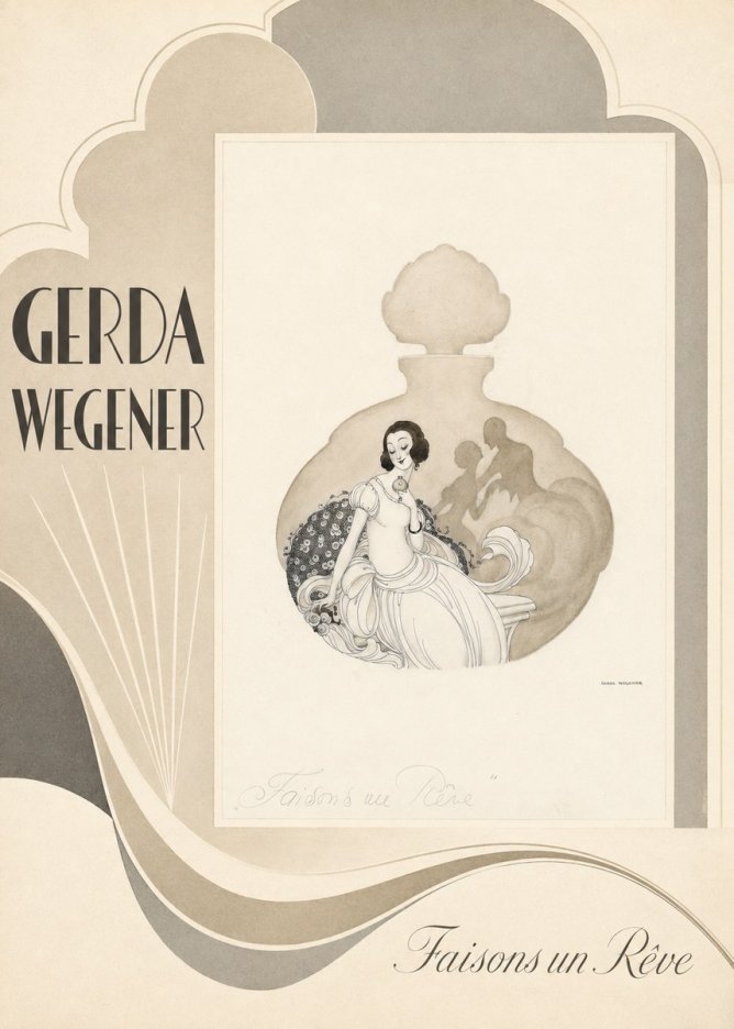 Gerda Wegener Faisons Un Rêve No5 - Juliste