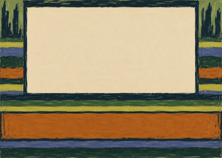 Max Pechstein Art Deco Landscape Frame No4 - Juliste