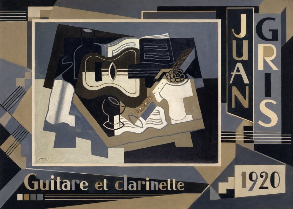 Juan Gris Guitare Et Clarinette No2 - Juliste
