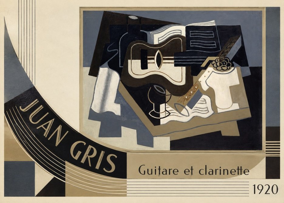 Juan Gris Guitare Et Clarinette No4 - Juliste