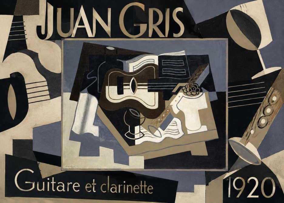 Juan Gris Guitare Et Clarinette No6 - Juliste