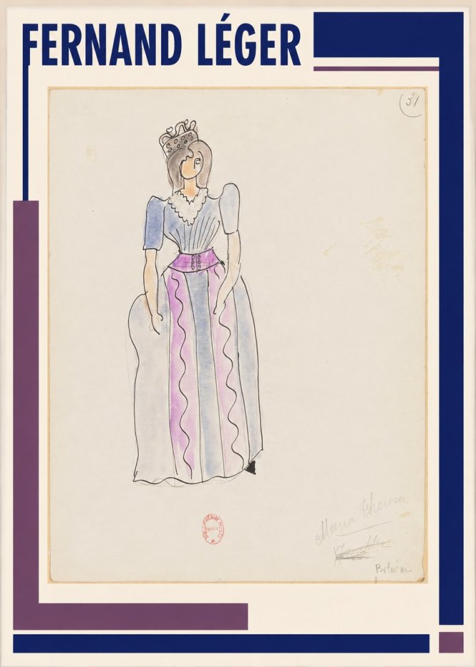 Fernand Léger Maria Theresa Bolívar No1 - Juliste