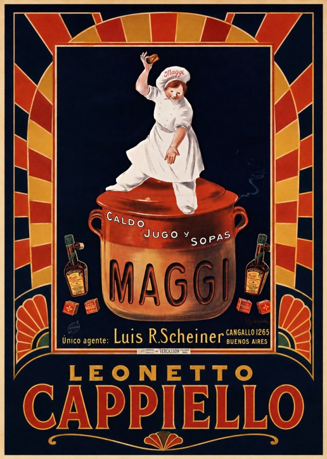 Leonetto Cappiello Maggi No2 - Juliste