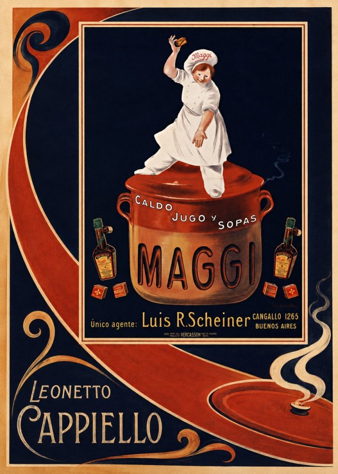 Leonetto Cappiello Maggi No3 - Juliste