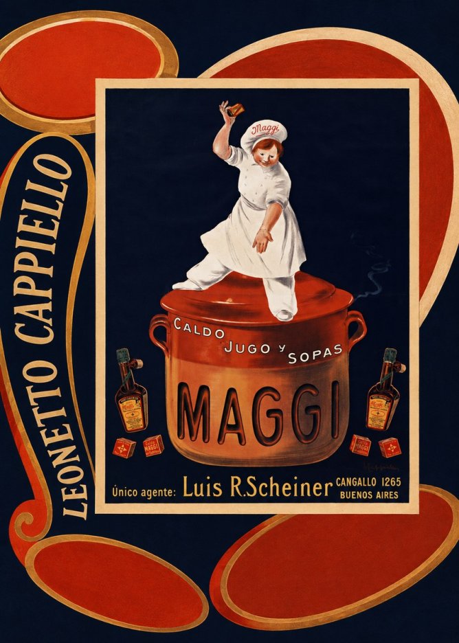 Leonetto Cappiello Maggi No4 - Juliste
