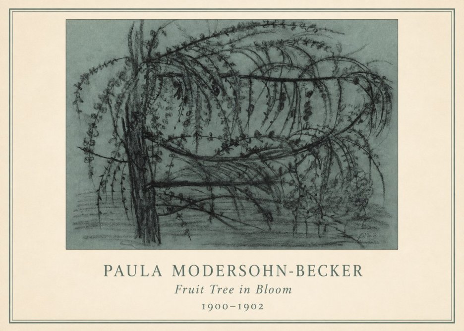 Paula Modersohn-Becker Fruit Tree in Bloom No3 - Juliste