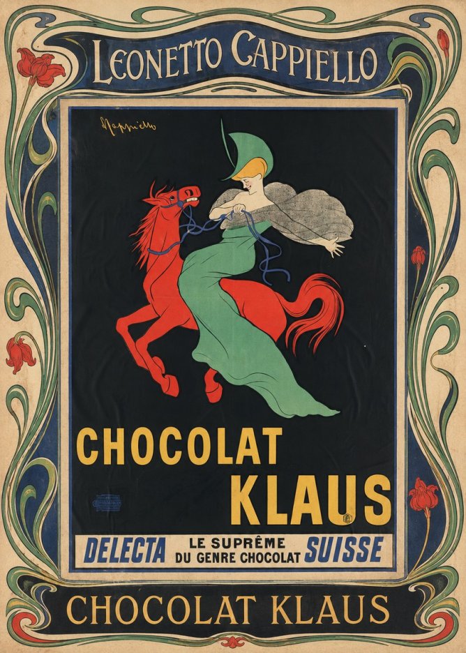 Leonetto Cappiello Chocolat Klaus III No5 - Juliste
