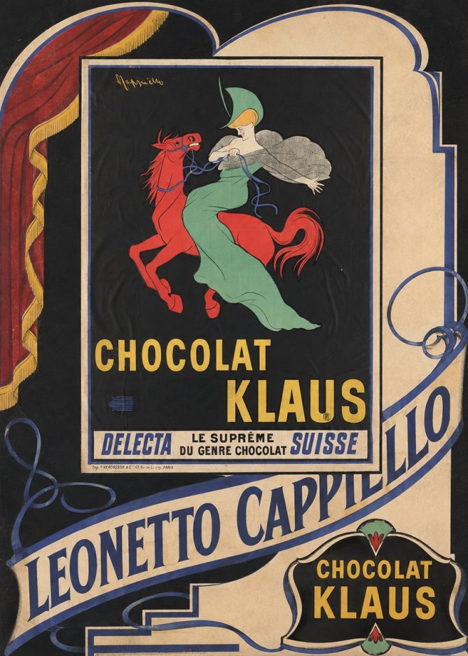 Leonetto Cappiello Chocolat Klaus III No6 - Juliste