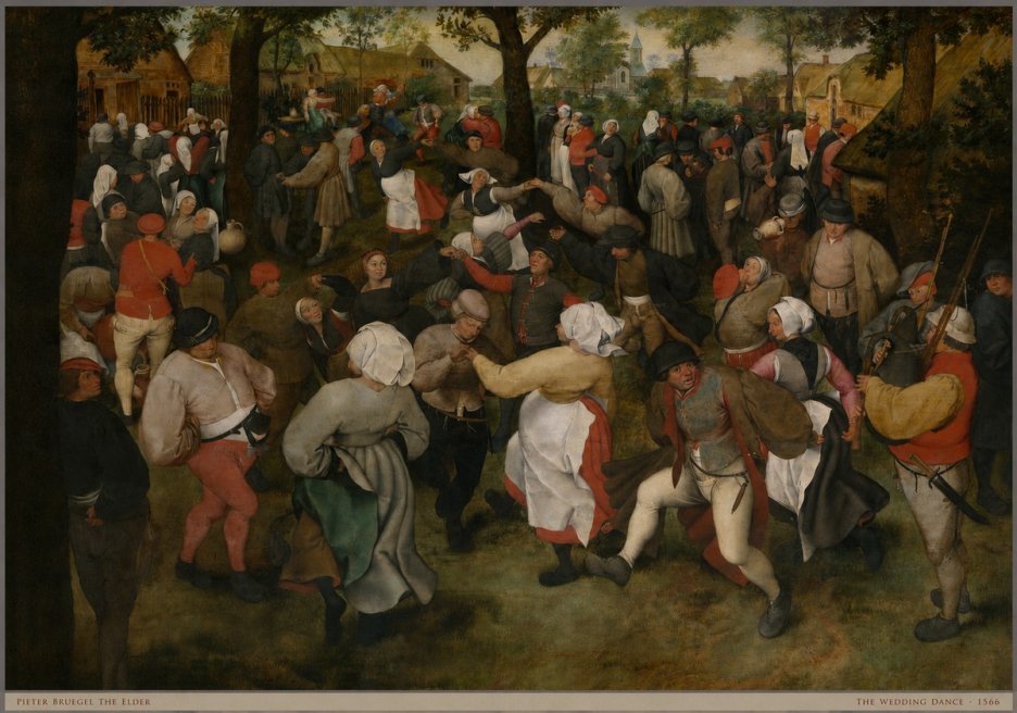 Pieter Bruegel The Wedding Dance II No5 - Juliste