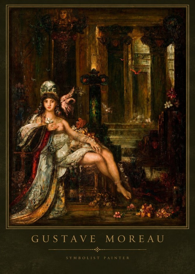 Gustave Moreau Salome III No3 - Juliste