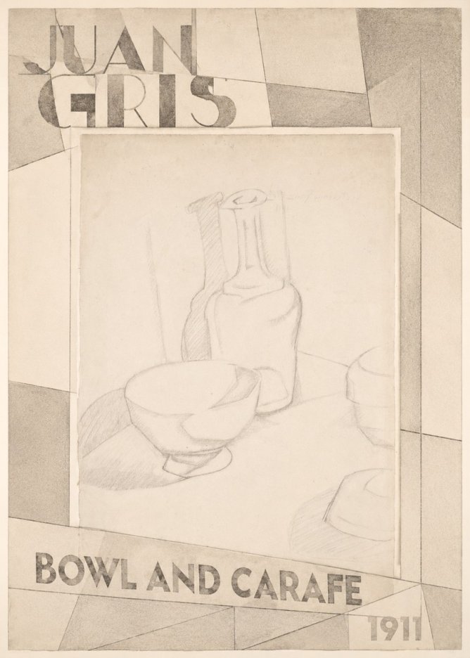 Juan Gris Bowl and Carafe No2 - Juliste