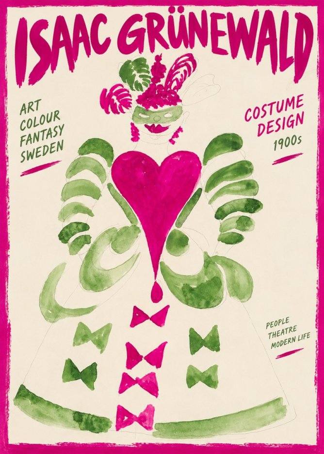 Isaac Grünewald Costume Design XVI No2 - Juliste