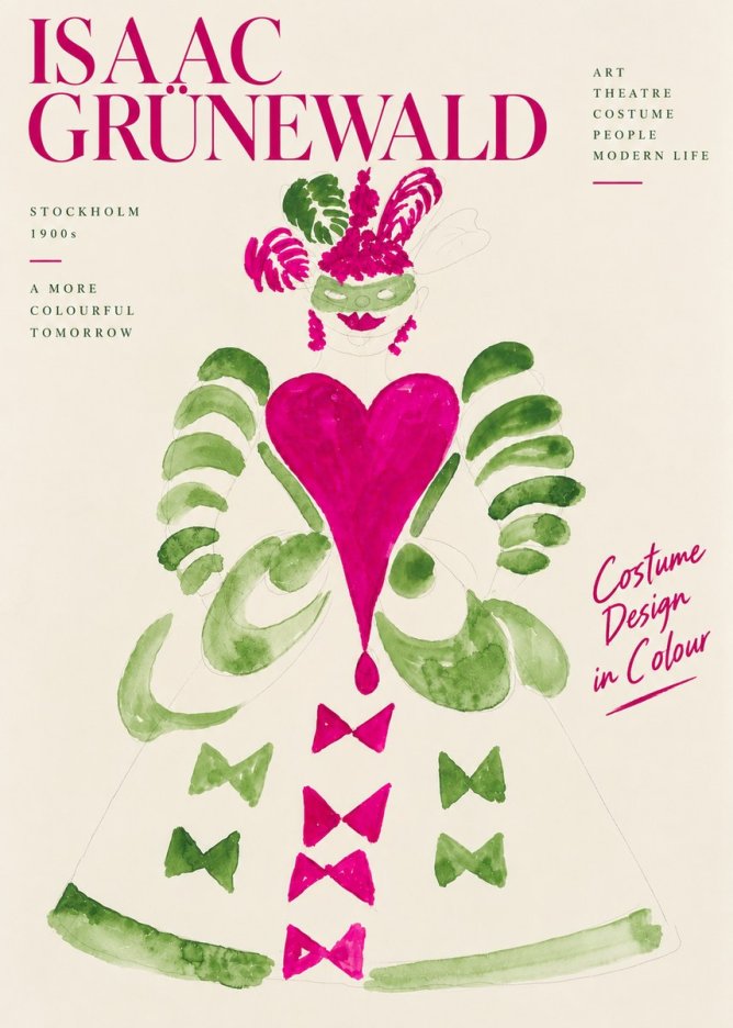 Isaac Grünewald Costume Design XVI No5 - Juliste