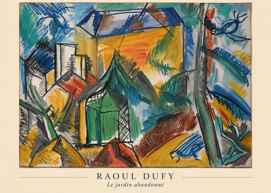 Raoul Dufy Le Jardin Abandonné No4 - Juliste