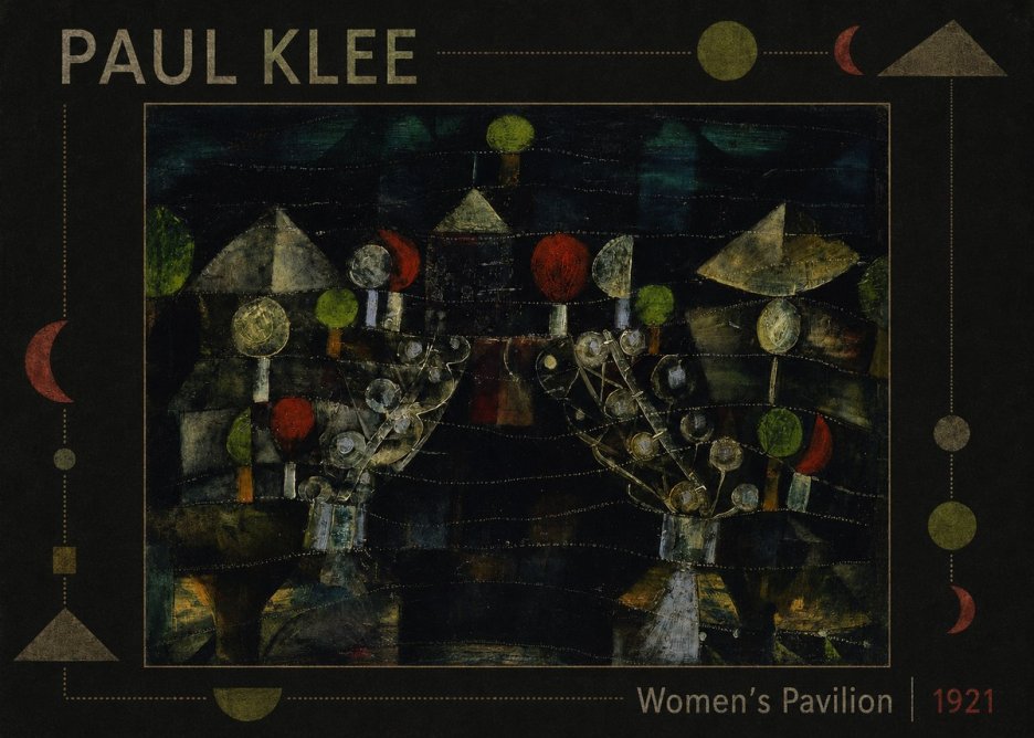 Paul Klee Women's Pavilion No1 - Juliste