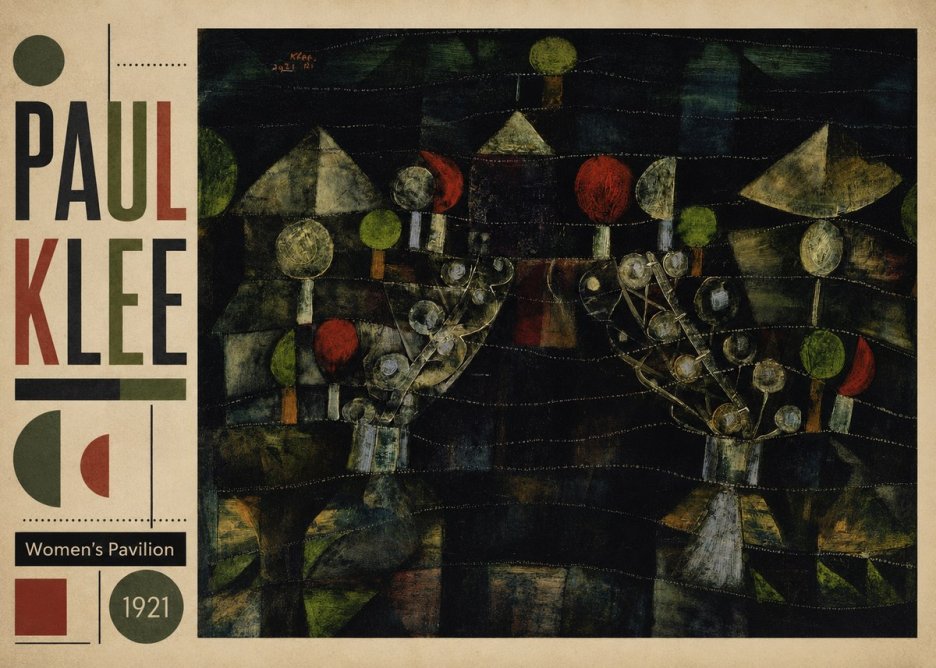 Paul Klee Women's Pavilion No4 - Juliste
