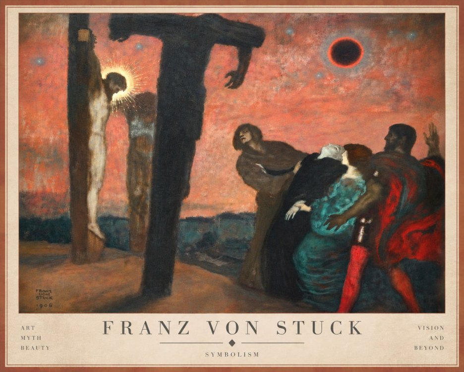 Franz von Stuck Crucifixion No4 - Juliste