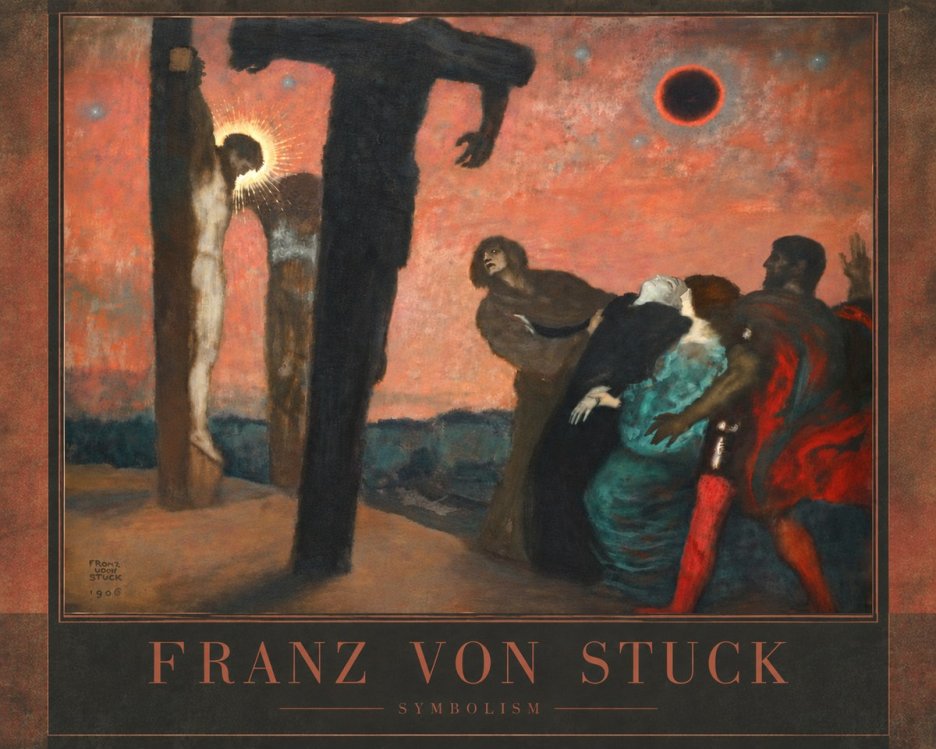 Franz von Stuck Crucifixion No5 - Juliste