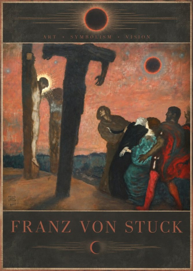 Franz von Stuck Crucifixion No6 - Juliste