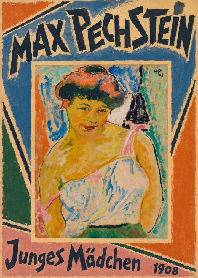 Max Pechstein Junges Mädchen No5 - Juliste