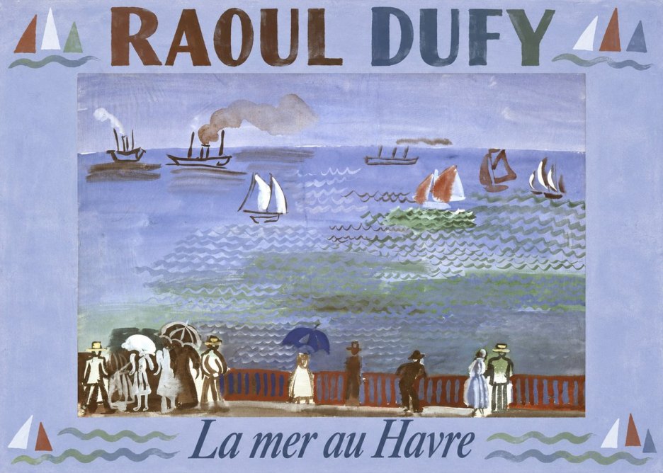 Raoul Dufy La Mer Au Havre No5 - Juliste