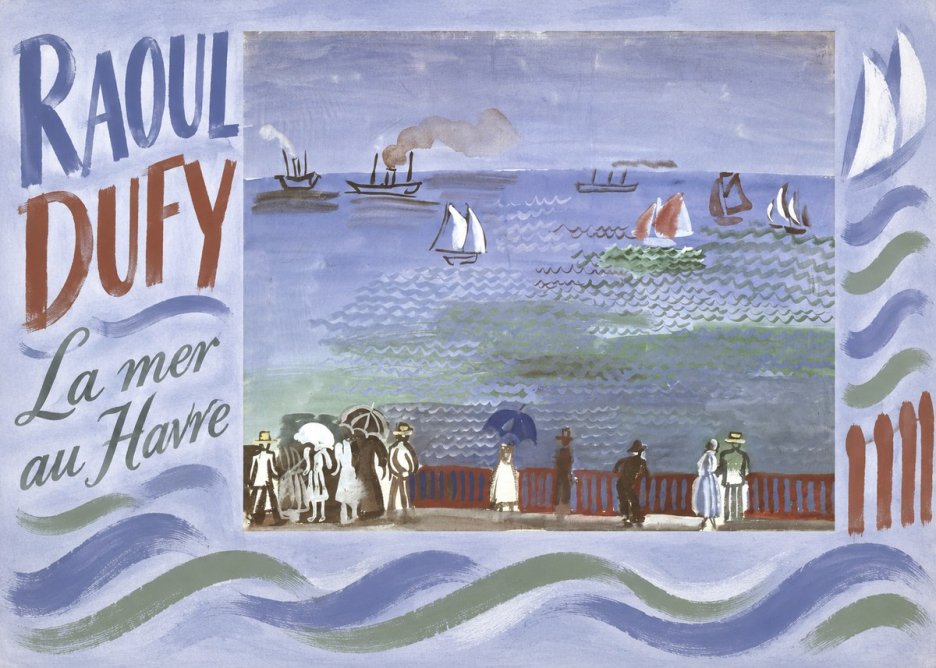 Raoul Dufy La Mer Au Havre No6 - Juliste