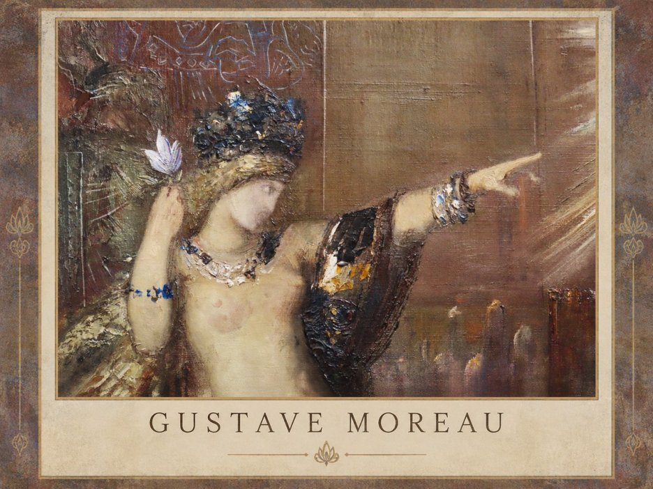 Gustave Moreau Salome IV No1 - Juliste
