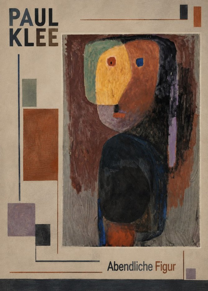 Paul Klee Abendliche Figur No2 - Juliste