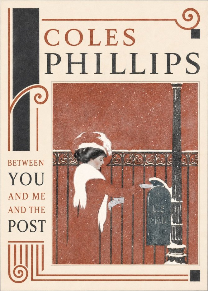 Coles Phillips Between You and Me and the Post No2 - Juliste