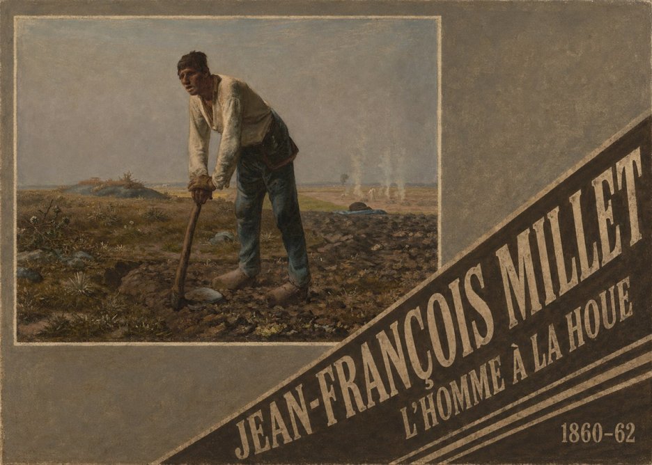 Jean-François Millet L'homme À La Houe No5 - Juliste