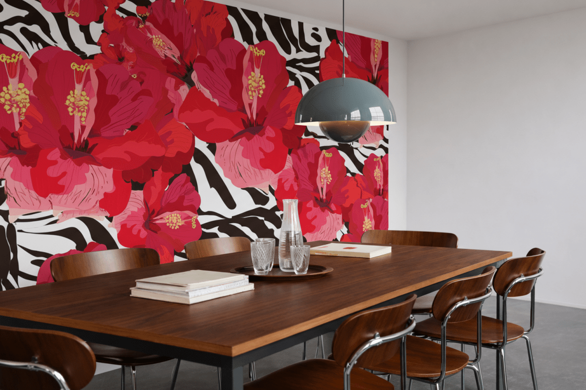 Crimson Zebra Blossom