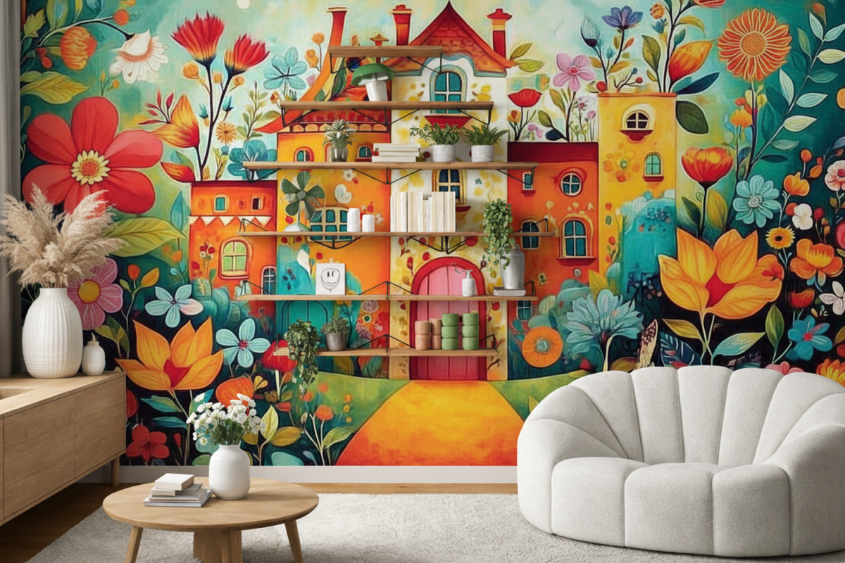 Saffron Village Reverie