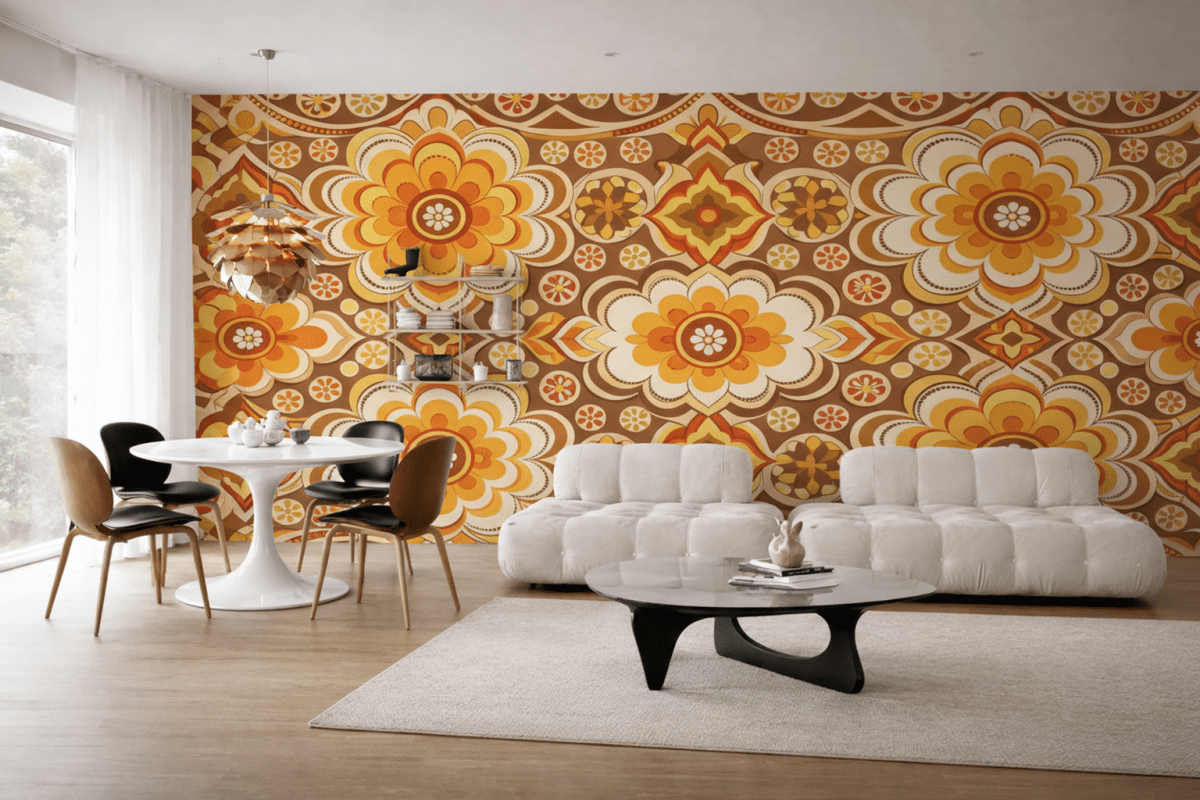 Sunny Floral Tapestry