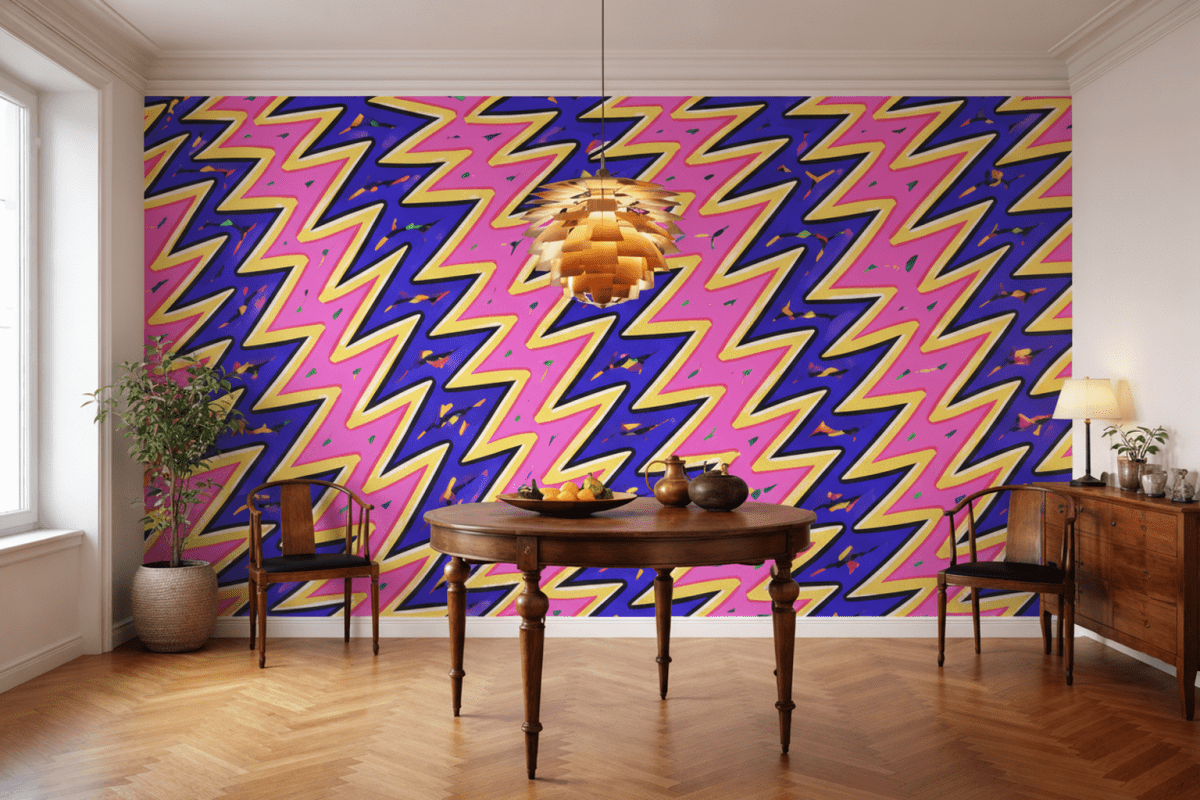 Frosted Zigzag Burst