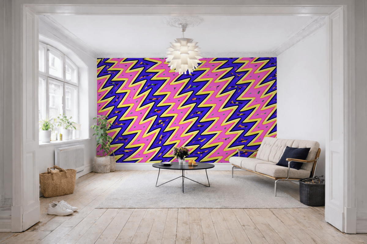 Frosted Zigzag Burst