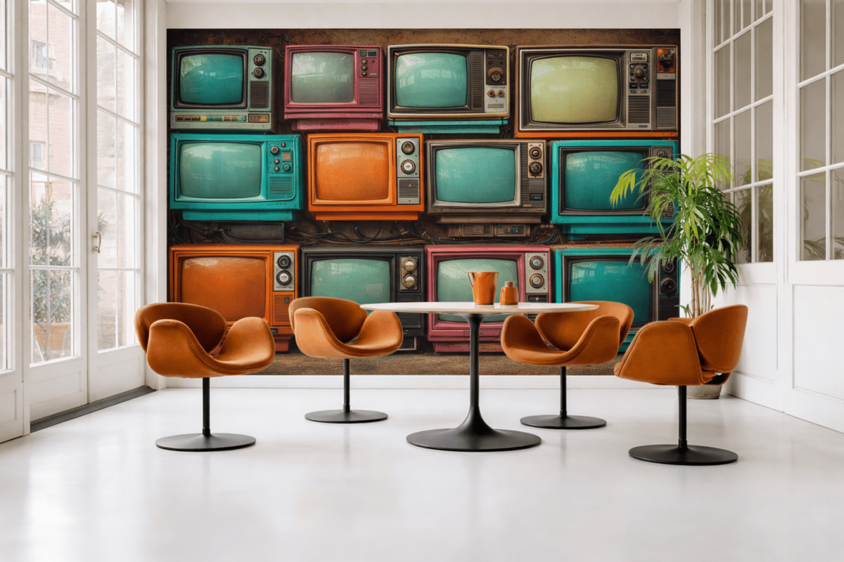 Retro Television Montage