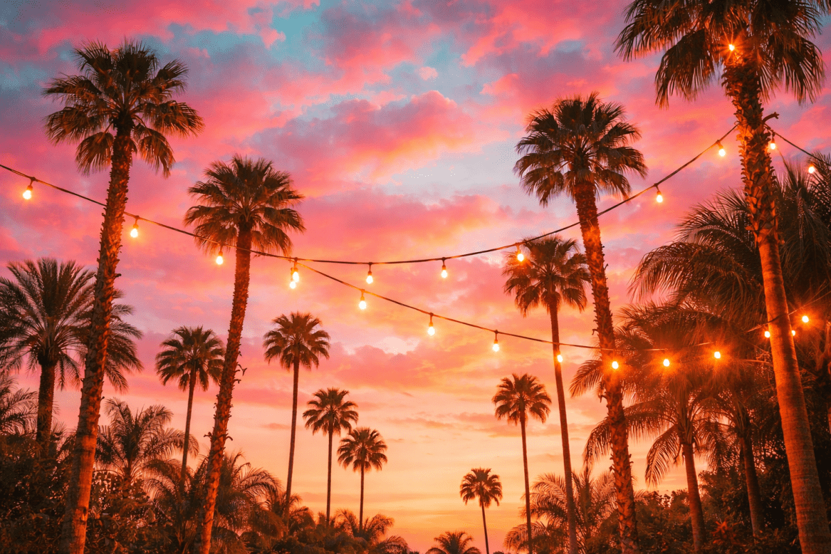 Tropical Sunset Glow